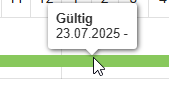 Der Screenshot zeigt die Informationen, die angezeigt werden, wenn man mit der Maus über eine Phase fährt.