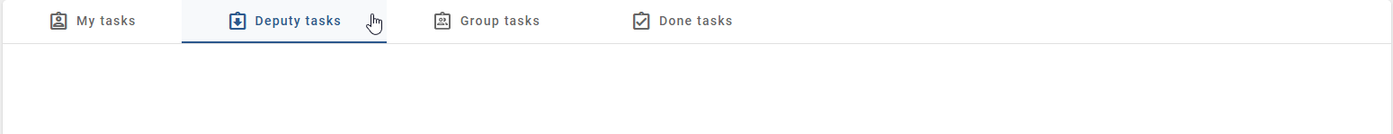 The tab "deputy tasks" is shown here.